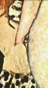Gustav Klimt Adam and Eve - Detail